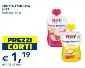 Esselunga FRUTTA FRULLATA HIPP biologica, 90 g offerta