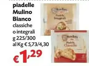 Pam Mulino Bianco Piadine offerta