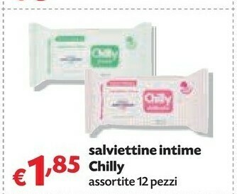 Pam Chilly Salviettine Intime offerta
