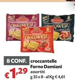 Pam Forno Damiani - Croccantelle Gusto Pizza offerta