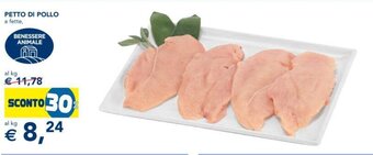 Esselunga PETTO DI POLLO a fette, offerta