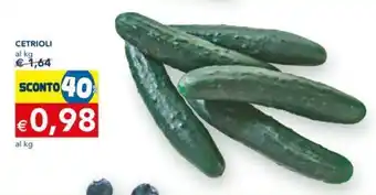 Esselunga CETRIOLI al kg offerta