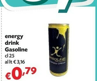 Pam Gasoline Energy Drink offerta