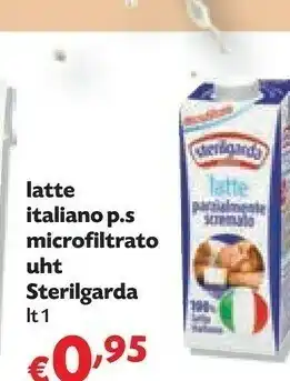 Pam Sterilgarda Sterilgarda - Latte Microfiltrato Scremato UHT 1000 g(ml) offerta