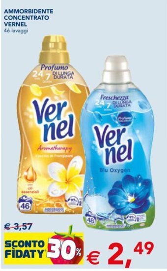 Esselunga AMMORBIDENTE CONCENTRATO VERNEL 46 lavaggi offerta