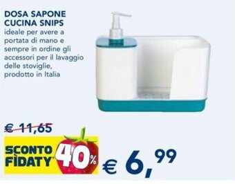 Esselunga DOSA SAPONE CUCINA SNIPS offerta