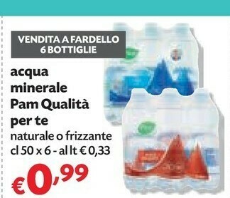 Pam Pam & Panorama - Acqua Minerale Naturale 500 g(ml) offerta