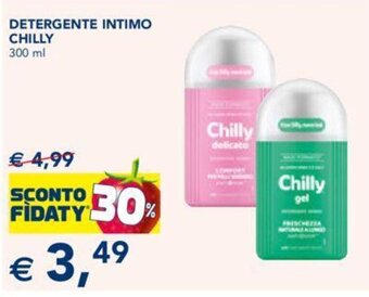 Esselunga DETERGENTE INTIMO CHILLY 300 ml offerta