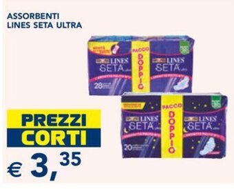 Esselunga ASSORBENTI LINES SETA ULTRA offerta