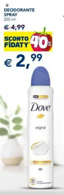 Esselunga DEODORANTE SPRAY 250 ml offerta