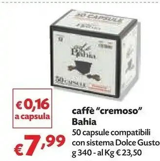 Pam Bahia Caffe Cremoso offerta