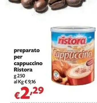 Pam Ristora Preparato Per Bevanda Al Gusto Cappuccino 250 G(ml) offerta