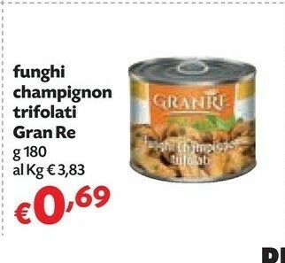 Pam Gran Re Funghi Champignon Trifolati offerta