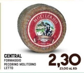 Gran Risparmio CENTRAL FORMAGGIO PECORINO MOLITERNO LETTO offerta