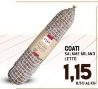 Gran Risparmio COATI SALAME MILANO LETTO offerta