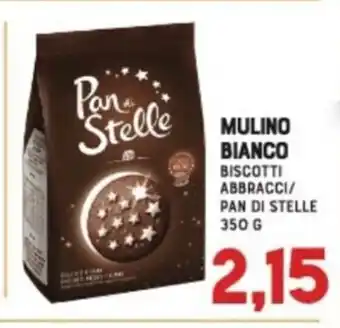 Gran Risparmio MULINO BIANCO BISCOTTI ABBRACCI/ PAN DI STELLE 350 G offerta