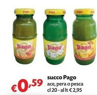 Pam Pago - Pago ACE 200 g(ml) offerta