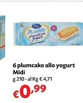 Midi - Plumcake Yogurt 210 G(ml)