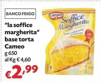 Pam Cameo Cameo - La Soffice Margherita 650 g(ml) offerta