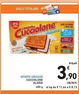 Spazio Conad Algida cucciolone offerta