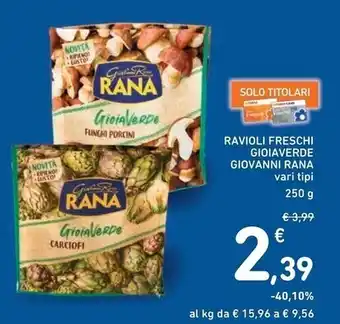Spazio Conad Rana ravioli freschi gioiaverde giovanni offerta