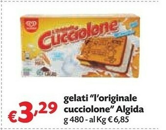 Pam Algida Algida - L'Originale Cucciolone Classico 480 g(ml) offerta
