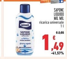 Conad Mil mil sapone liquido offerta