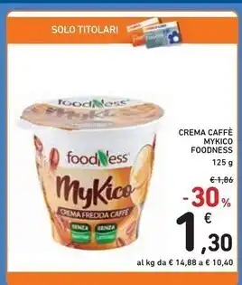 Spazio Conad Foodness crema caffe offerta