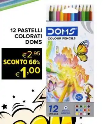 12 PASTELLI COLORATI DOMS