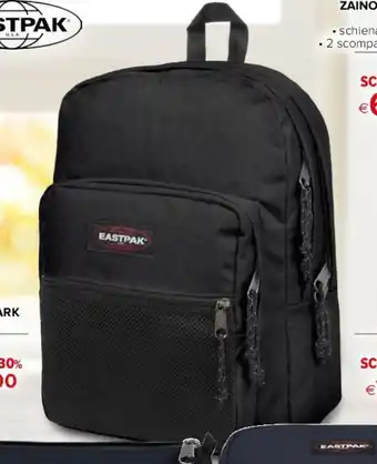 Iperal ZAINO PINNACLE EASTPAK • schienale imbottito • 2 scomparti principali offerta