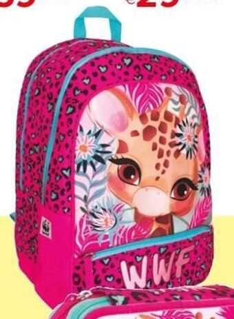 Iperal GIRAFFA PINK WWF • zaino offerta