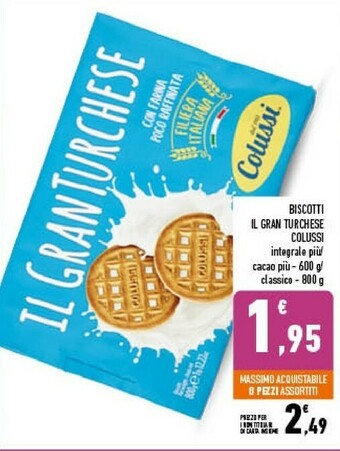 Conad Colussi Il Gran Turchese 800 G(ml) offerta