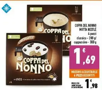 Conad Motta Coppa Del Nonno Classica 288 G(ml) offerta