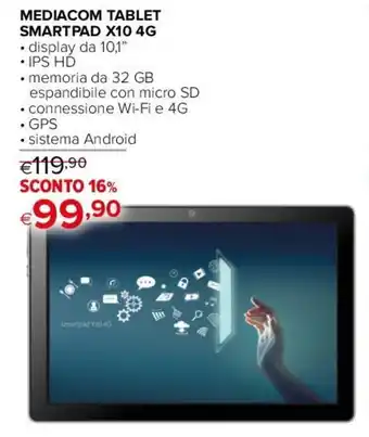 MEDIACOM TABLET SMARTPAD X10 4G