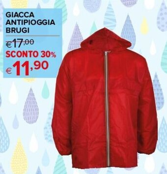 Iperal GIACCA ANTIPIOGGIA BRUGI offerta