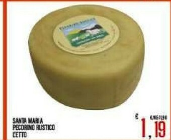 Gros Santa maria Pecorino offerta