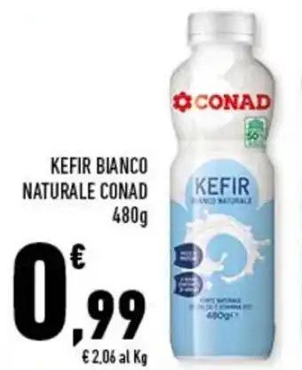 Conad KEFIR BIANCO NATURALE CONAD 480g offerta