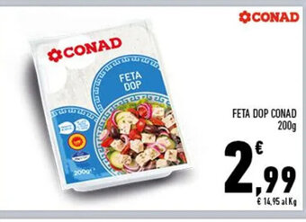 Conad FETA DOP CONAD 200 g offerta