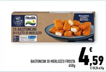 Conad BASTONCINI DI MERLUZZO FROSTA 450 g offerta