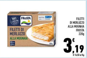 Conad FILETTI DI MERLUZZO ALLA MUGNAIA Frosta 220 g offerta