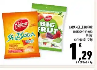 Conad CARAMELLE DUFOR 140g/vari gusti 150g offerta