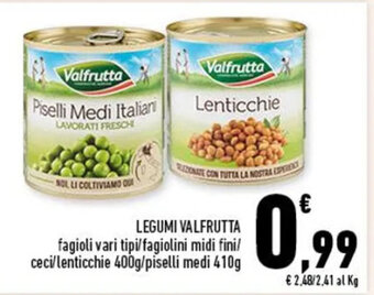 Conad LEGUMI VALFRUTTA offerta