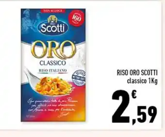 Conad RISO ORO SCOTTI classico 1Kg offerta