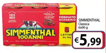 Conad SIMMENTHAL Classica 6 x 90 g offerta