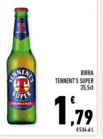 Conad BIRRA TENNENT'S SUPER 35,5 cl offerta