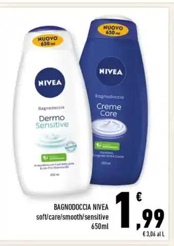 Conad BAGNODOCCIA NIVEA 650ml offerta