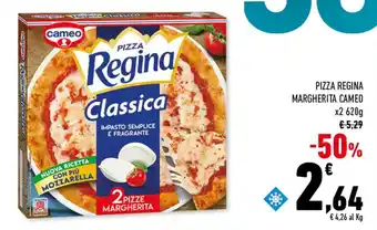 Conad PIZZA REGINA MARGHERITA CAMEO x2 620g offerta