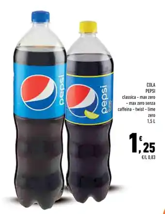 Conad COLA PEPSI classica 1,5 l offerta