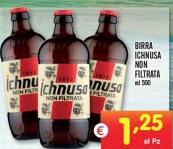 Centro Commerciale Discount BIRRA ICHNUSA NON FILTRATA ml 500 offerta