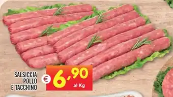 Centro Commerciale Discount SALSICCIA POLLO E TACCHINO offerta